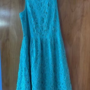Elegant Turquoise Lace young women’s Dress